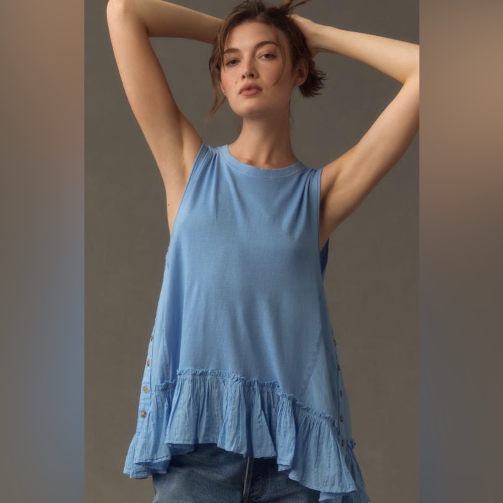 NWT Anthropologie Pilcro Babydoll Muscle Tank Size S